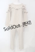 axes femme / フラワーレースセットアップ M ベージュ O-25-06-21-101-AX-OP-IG-OS