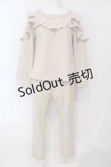 axes femme / フラワーレースセットアップ M ベージュ O-25-06-21-101-AX-OP-IG-OS