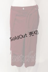 Deorart / ラップ付きハーフパンツ M レッド O-25-06-21-102-PU-PA-IG-OS