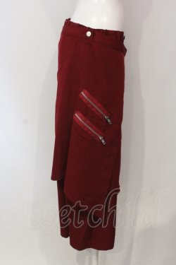 画像2: Deorart / ラップ付きハーフパンツ M レッド O-25-06-21-102-PU-PA-IG-OS