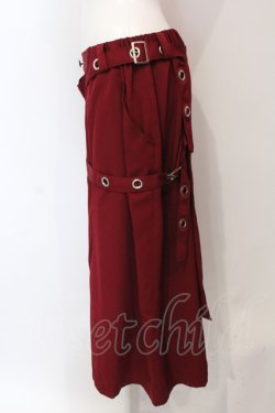 画像3: Deorart / ラップ付きハーフパンツ M レッド O-25-06-21-102-PU-PA-IG-OS