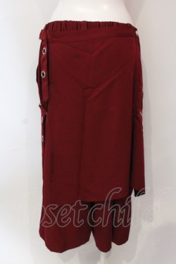画像4: Deorart / ラップ付きハーフパンツ M レッド O-25-06-21-102-PU-PA-IG-OS