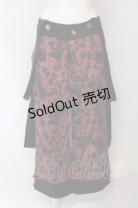 ALICE and the PIRATES / Lock the PANDORA's memoriesパンツ  ワイン×ブラック O-25-06-21-108-PA-PA-IG-OS