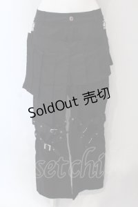 Deorart / ラップ付きボンテージパンツ  ブラック O-25-06-21-110-PU-PA-IG-OS