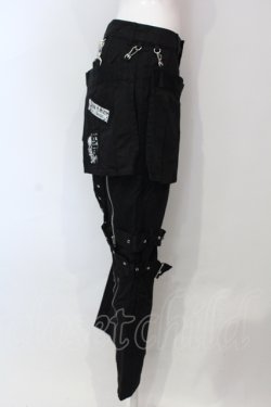 画像2: Deorart / ラップ付きボンテージパンツ  ブラック O-25-06-21-110-PU-PA-IG-OS