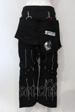 画像3: Deorart / ラップ付きボンテージパンツ  ブラック O-25-06-21-110-PU-PA-IG-OS