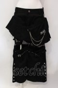 Deorart / プリーツエプロン付セパレートパンツ M ブラック O-25-06-21-115-PU-PA-IG-OS
