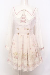 LIZ LISA / Melody Bunny柄ワンピース(長袖)  ピンク O-25-06-21-010-LO-OP-OW-OS