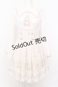 LIZ LISA / Melody Bunny柄ワンピース(長袖)  ピンク O-25-06-21-010-LO-OP-OW-OS