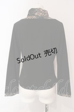 画像3: Despair / リボンタイ付きブラウスカットソー  ブラック O-25-06-21-116-GO-BL-IG-OS