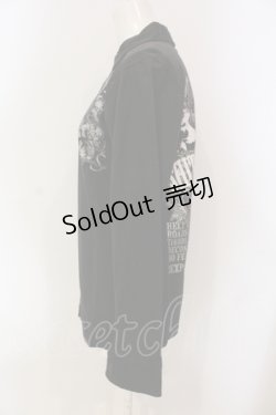 画像3: SEX POT ReVeNGe / スカルプリントシャツ M ブラック O-25-06-21-123-SP-TO-IG-OS