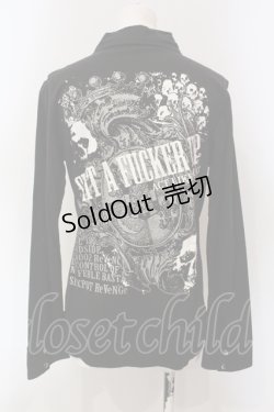画像4: SEX POT ReVeNGe / スカルプリントシャツ M ブラック O-25-06-21-123-SP-TO-IG-OS