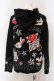 画像3: HELL CAT PUNKS / アイコンプリントパーカー L ブラック O-25-06-21-125-PU-TO-IG-OS (3)