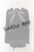 BPN FOR MEN / 2カラーシャツ M ブラック×ホワイト O-25-06-21-126-GO-BL-IG-OS