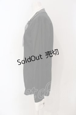 画像2: BPN FOR MEN / 2カラーシャツ M ブラック×ホワイト O-25-06-21-126-GO-BL-IG-OS