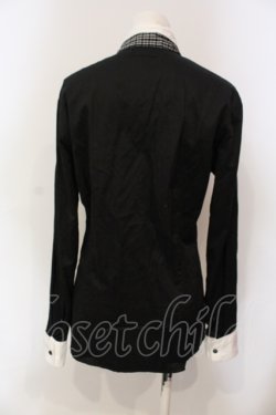 画像3: BPN FOR MEN / 2カラーシャツ M ブラック×ホワイト O-25-06-21-126-GO-BL-IG-OS