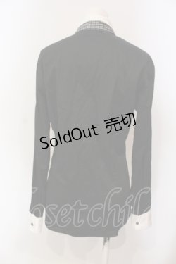 画像3: BPN FOR MEN / 2カラーシャツ M ブラック×ホワイト O-25-06-21-126-GO-BL-IG-OS