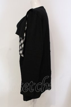 画像2: Deorart / 継ぎ接ぎレイヤードカットソー L ブラック×ホワイト O-25-06-21-130-PU-TO-IG-OS