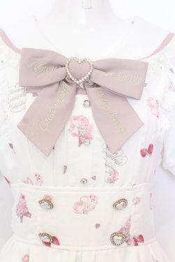 画像2: LIZ LISA / ManyHearts Afternoontea柄ワンピース  シロ O-25-06-21-011-LO-OP-OW-OS