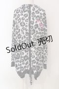 SUPER LOVERS / LET IT PUNK レオパードしっぽ付きパーカー  ホワイト×ブラック O-25-06-21-134-PU-TO-IG-OS