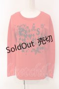 Deorart / ロゴバタフライカットソー L レッド O-25-06-21-138-PU-TO-IG-OS