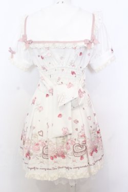 画像4: LIZ LISA / ManyHearts Afternoontea柄ワンピース  シロ O-25-06-21-011-LO-OP-OW-OS