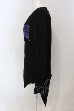 画像3: Deorart / ボーダーTシャツ カーディガンセット L ×パープル O-25-06-21-140-PU-TO-IG-OS