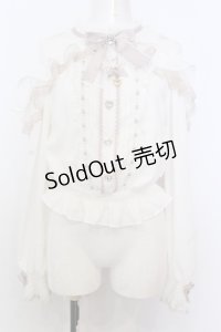 LIZ LISA / オープンショルダーフリルブラウス  シロ O-25-06-21-012-LO-BL-OW-OS