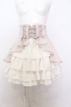 画像1: LIZ LISA / フロントカシュクールスカート  ピンク O-25-06-21-013-LO-SK-OW-OS