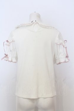 画像3: LIZ LISA / はしごレースハートカットブラウス  シロ×ピンク O-25-06-21-015-LO-BL-OW-OS