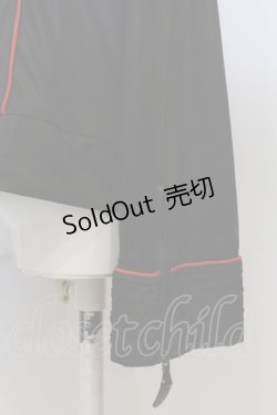 画像4: Qutie Frash / サイバーZIPカーデ  ブラック×レッド O-25-06-21-018-QU-TO-OW-ZI