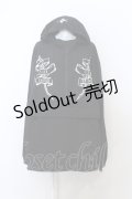 REFLEM / プリントアノラックパーカ F ブラック O-25-06-21-023-PU-TO-YM-OS