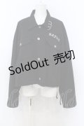 REFLEM / クロップデニムジャケット F ブラック O-25-06-21-024-PU-TO-YM-OS