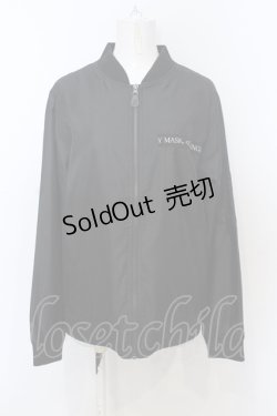 画像1: KMK(KINGLY MASK) / バックパッチMA-1ジャケット M ブラック O-25-06-21-025-PU-JA-YM-ZT247