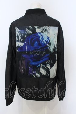 画像2: KMK(KINGLY MASK) / バックパッチMA-1ジャケット M ブラック O-25-06-21-025-PU-JA-YM-ZT247