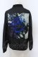 画像2: KMK(KINGLY MASK) / バックパッチMA-1ジャケット M ブラック O-25-06-21-025-PU-JA-YM-ZT247 (2)