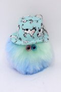 MAMEDENQ / モコモコノコ  ブルー×グリーン×パープル O-25-06-22-044-GO-ZA-OW-OS