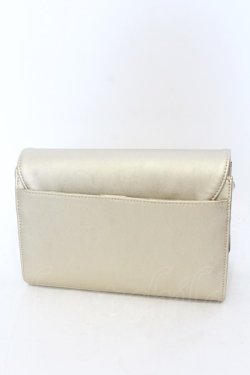 画像2: metamorphose / エンブレム刺繍ポシェット  ゴールド O-25-06-22-001-ME-BG-IG-OS