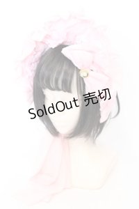 metamorphose / エッグアートハーフボンネット（ケミカルレース）  ピンク O-25-06-22-008-ME-AC-IG-OS