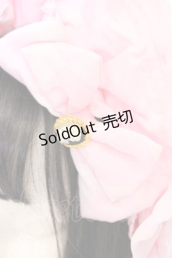 画像2: metamorphose / エッグアートハーフボンネット（ケミカルレース）  ピンク O-25-06-22-008-ME-AC-IG-OS