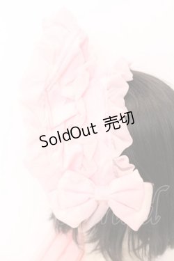 画像3: metamorphose / エッグアートハーフボンネット（ケミカルレース）  ピンク O-25-06-22-008-ME-AC-IG-OS