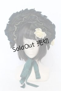 metamorphose / Dim lightハーフボンネット  グリーン O-25-06-22-009-ME-AC-IG-OS