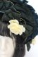 画像2: metamorphose / Dim lightハーフボンネット  グリーン O-25-06-22-009-ME-AC-IG-OS (2)
