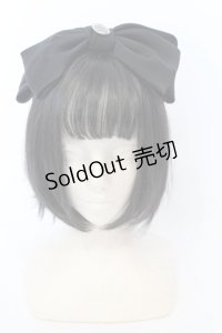 MIHO MATSUDA / リボンカチューシャ  ブラック O-25-06-22-012-GO-AC-IG-OS