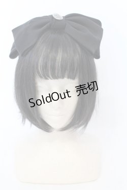 画像1: MIHO MATSUDA / リボンカチューシャ  ブラック O-25-06-22-012-GO-AC-IG-OS