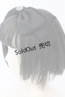 画像2: MIHO MATSUDA / リボンカチューシャ  ブラック O-25-06-22-012-GO-AC-IG-OS