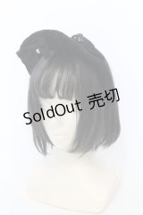 ATELIER　Ruby / ボンネットカチューシャ  ブラック O-25-06-22-016-EL-AC-OW-OS
