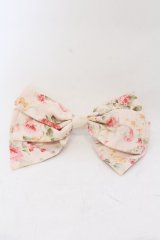 metamorphose / 花柄バレッタ  ピンク O-25-06-22-023-ME-AC-IG-OS
