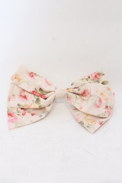 画像1: metamorphose / 花柄バレッタ  ピンク O-25-06-22-023-ME-AC-IG-OS