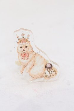 画像1: Enchantlic Enchantilly / 城猫の雪化粧リング  ピンク O-25-06-22-034-LO-AC-OW-OS